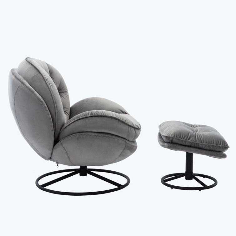 Papasan chair and online ottoman